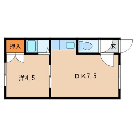 ハイツおかべの物件間取画像